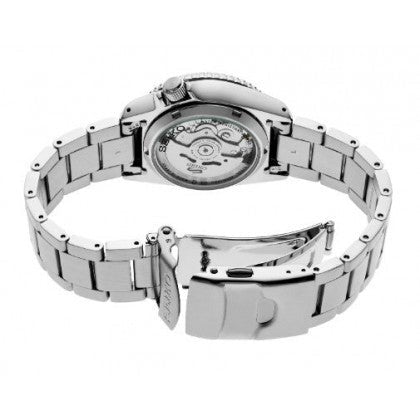 Seiko 5 Sports SKX Automatic Cream Dial Silver Steel Strap Watch For Men - SRPK31K1 - Image 5